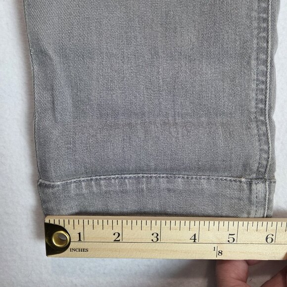 Dolce & Gabbana Womens Jeans Straight 38 (US 2) Grey Girly Italy Mid Rise 30x29 - Picture 6 of 12